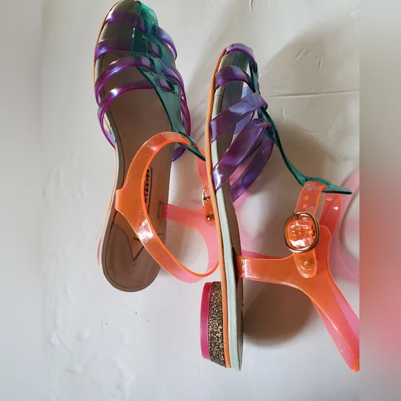 Sophia Webster Violetta Jelly Sandals Size 38 - Picture 3 of 6